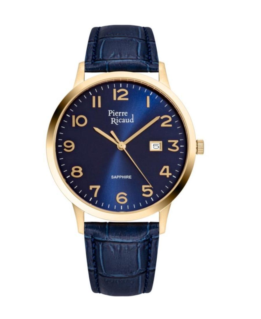 Mężczyźni Classic Analog kwarcowy Zegarek PIERRE RICAUD Niebieska Wybierz 40mm P91022.1N25Q