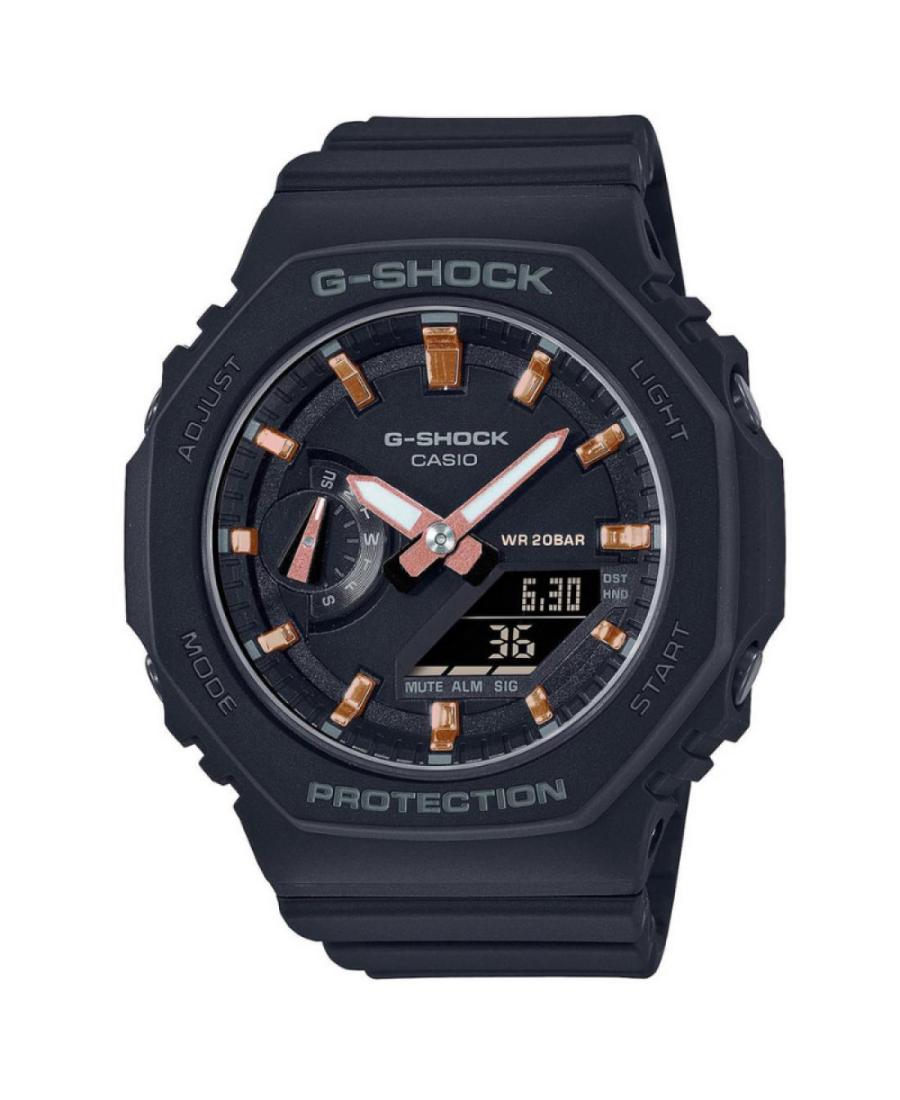 Mężczyźni sportowy Funkcjonalny Diver Japonia kwarcowy cyfrowe Zegarek Timer CASIO GMA-S2100-1AER G-Shock Czarny Wybierz 43mm