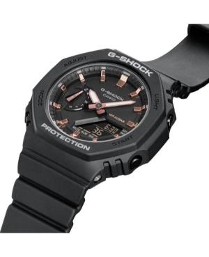 Mężczyźni sportowy Funkcjonalny Diver Japonia kwarcowy cyfrowe Zegarek Timer CASIO GMA-S2100-1AER G-Shock Czarny Wybierz 43mm image 3