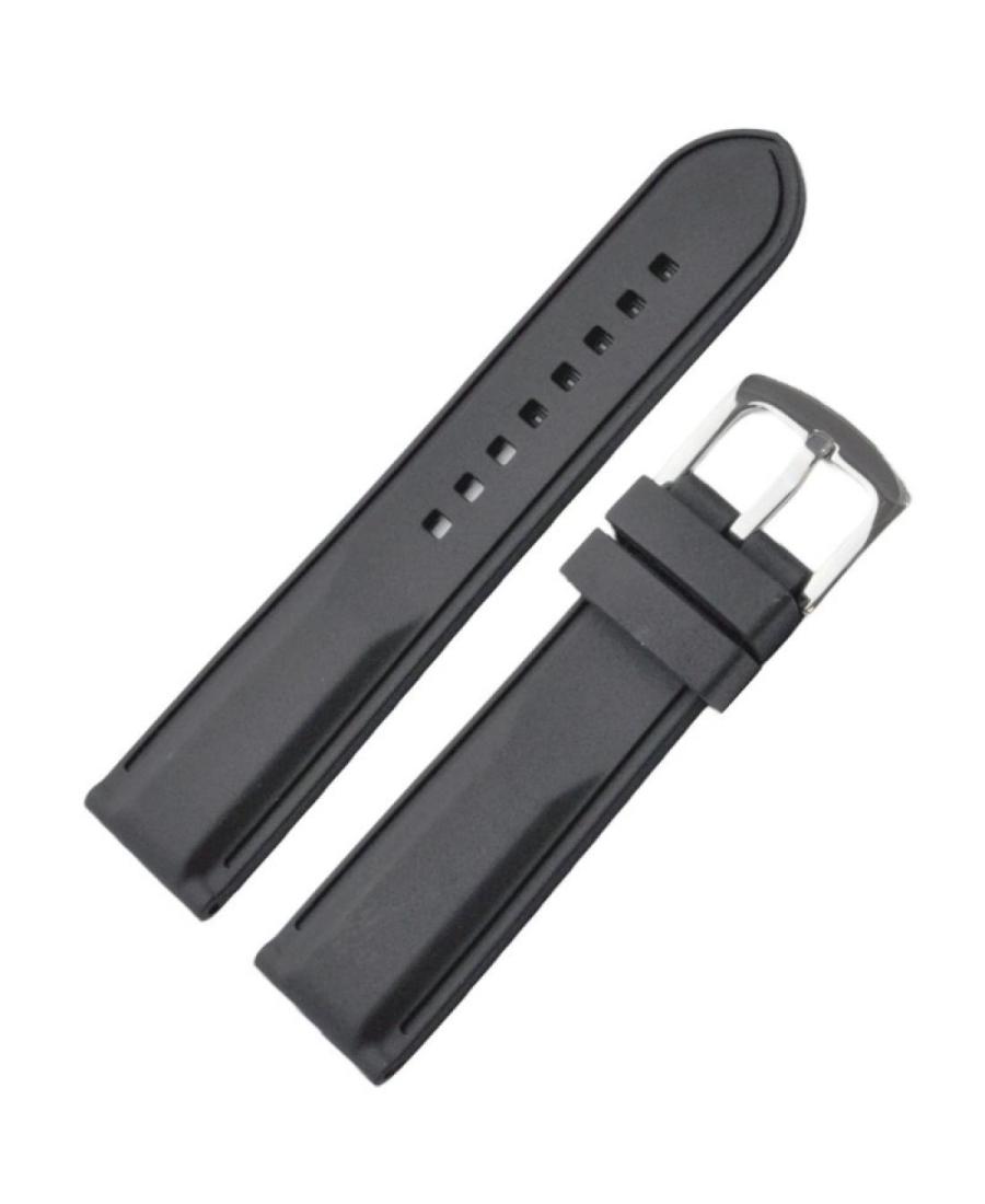 ACTIVE ACT.SL.JD750.01.20.W Silicone strap Black 20 mm