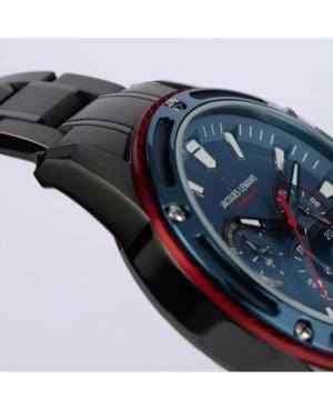 Men Klassisch Sports Diver Quartz Analog Watch Chronograph JACQUES LEMANS 1-2141G Blau Dial 48mm image 4