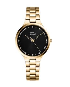Women Classic Analog Quartz Watch PIERRE RICAUD Silver Dial 36mm P22076.1144Q