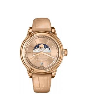 Женские Классические Швейцарские Кварцевые Часы AVIATOR V.1.33.2.260.4 Цвет песка Циферблат 36mm