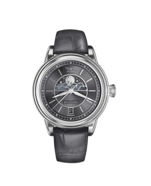 Women Klasické Swiss Quartz Watch AVIATOR V.1.33.0.254.4 Silver color Dial 36mm