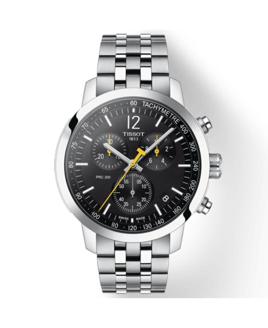 Мужские Классические Дайверские Швейцарские Наручные Часы TISSOT T114.417.11.057.00