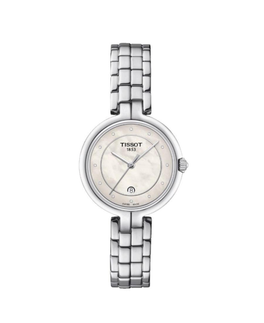 Moteriškas Klasikinis Swiss Kvarcinis Rodyklinis Watch TISSOT T094.210.11.116.01 Perlamutrinis Dial 30mm
