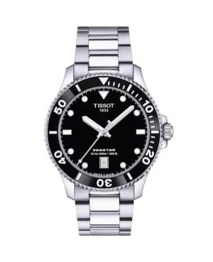 Men Sports Klassisch Diver Swiss Quartz Analog Watch TISSOT T120.410.11.051.00 Schwarz Dial 40mm