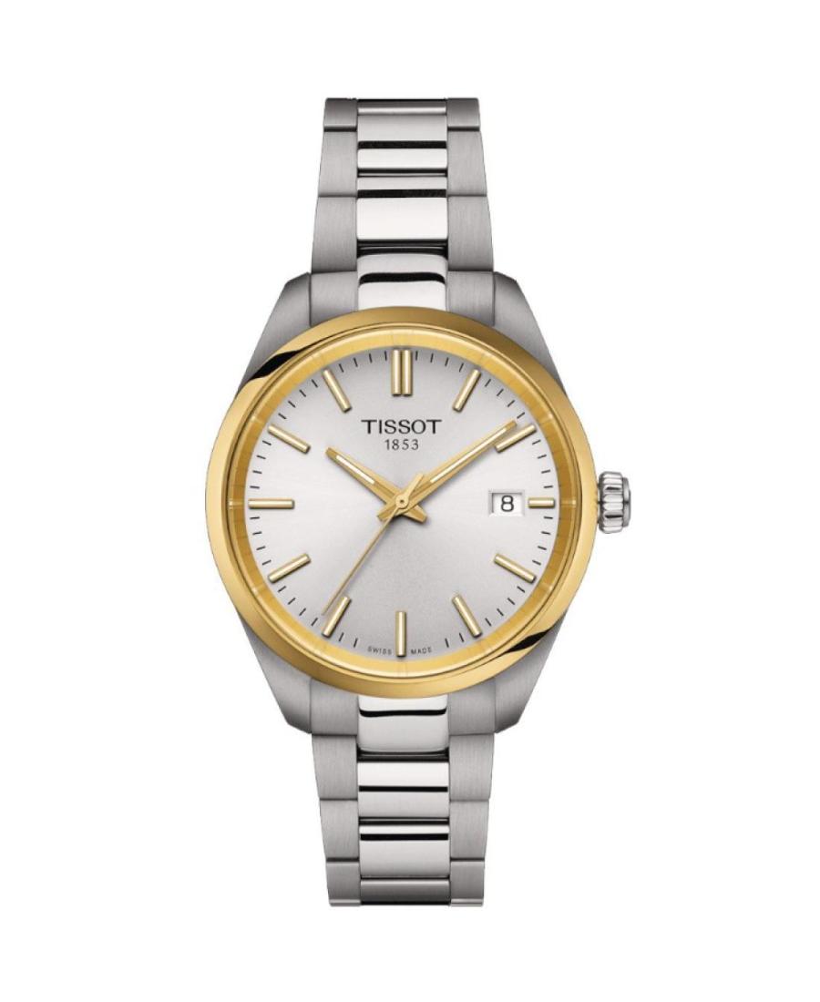 Moteriškas Klasikinis Swiss Kvarcinis Rodyklinis Watch TISSOT T150.210.21.031.00 Sidabras Dial 34mm