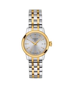 Kobiety klasyczny Szwajcar kwarcowy analogowe Zegarek TISSOT T129.210.22.031.00 Srebrna Wybierz 28mm