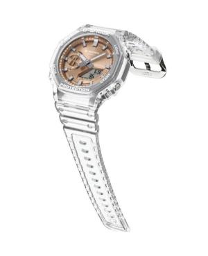 Mężczyźni sportowy Funkcjonalny Diver Japonia kwarcowy analogowe Zegarek Budzik CASIO GA-2100BM-7A5ER G-Shock Brązowy Wybierz 45 image 2