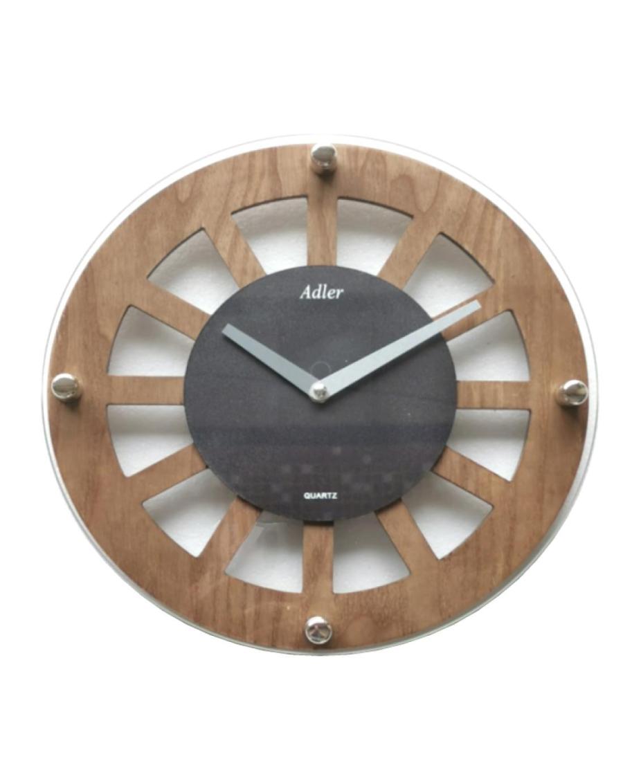 ADLER 21158 PBO/ANTR Настенные кварцевые часы Стекло Многоцветный