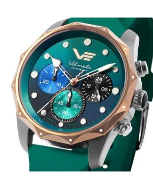 Functional Fashion Sports Quartz Analog Watch Chronograph VOSTOK EUROPE JS20-125E752LEGR-SLGR Zelená Dial image 2