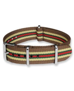 Brązowy Zielony Czerwony Tekstylia Beżowy 22 mm
