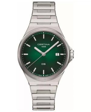 Men Klassisch Swiss Quartz Analog Watch CERTINA C043.410.11.091.00 Grün Dial image 1