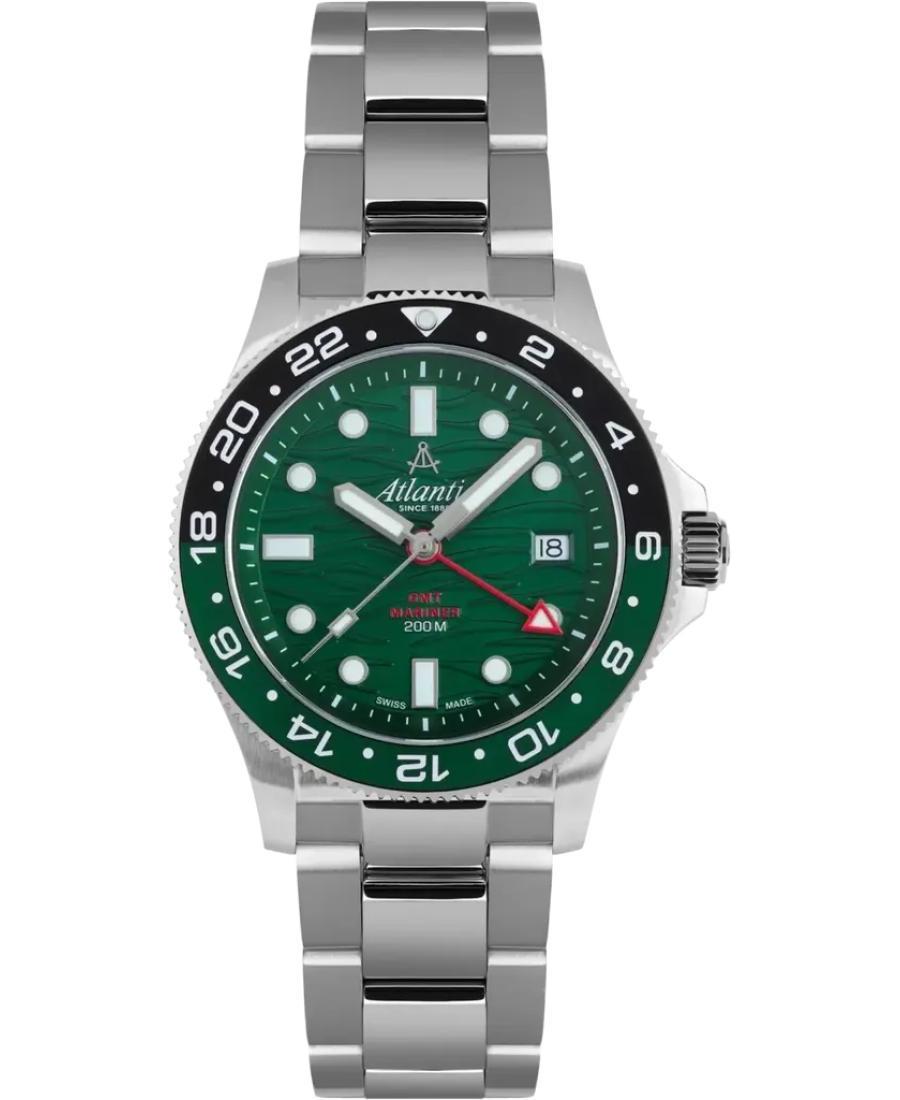 Men Swiss Quartz Analog Watch ATLANTIC 81576.41.79GMT