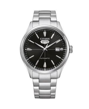 Mężczyźni klasyczny Japonia automatyczny analogowe Zegarek CITIZEN NH8391-51EC Czarny Wybierz 40.2mm