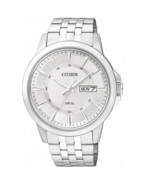 Men Klassisch Japan Quartz Analog Watch CITIZEN BF2011-51AC Silver Dial 41mm