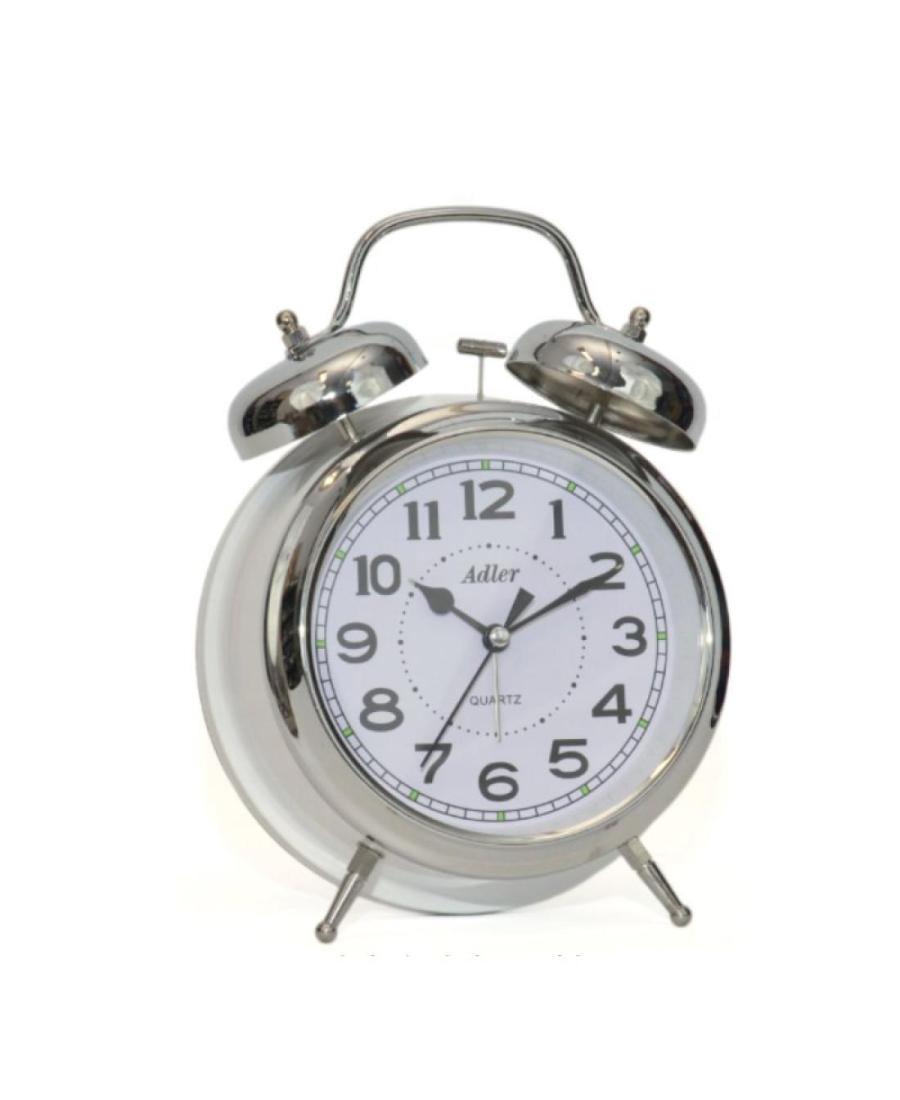 ADLER 40133S-W Wall clock Weiß Metal Steel color