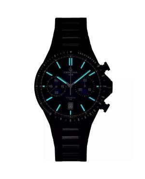 Mężczyźni klasyczny Luxury Szwajcar automatyczny analogowe Zegarek Chronograf CERTINA C043.427.44.041.00 Niebieska Wybierz 42mm image 4