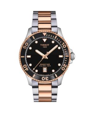 Mężczyźni sportowy klasyczny Diver Luxury Szwajcar automatyczny analogowe Zegarek TISSOT T120.807.22.051.01 Czarny Wybierz 40mm
