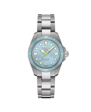 Kobiety klasyczny sportowy Diver Szwajcar kwarcowy analogowe Zegarek CERTINA C048.210.44.131.00 Matka Perłowa Wybierz 34.5mm