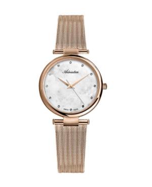 Women Classic Analog Swiss Quartz Watch ADRIATICA Bílá Dial 33mm A3689.914FQ