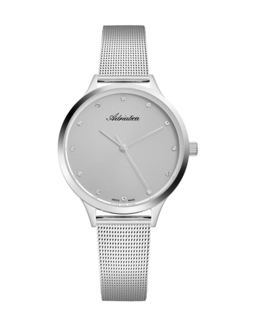 Kobiety Classic Analog Szwajcar kwarcowy Zegarek ADRIATICA Srebrna Wybierz A3572.5147Q