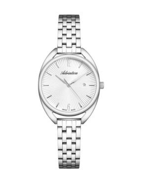 Men Classic Analog Swiss Quartz Watch ADRIATICA Silver Dial A3546.5153Q