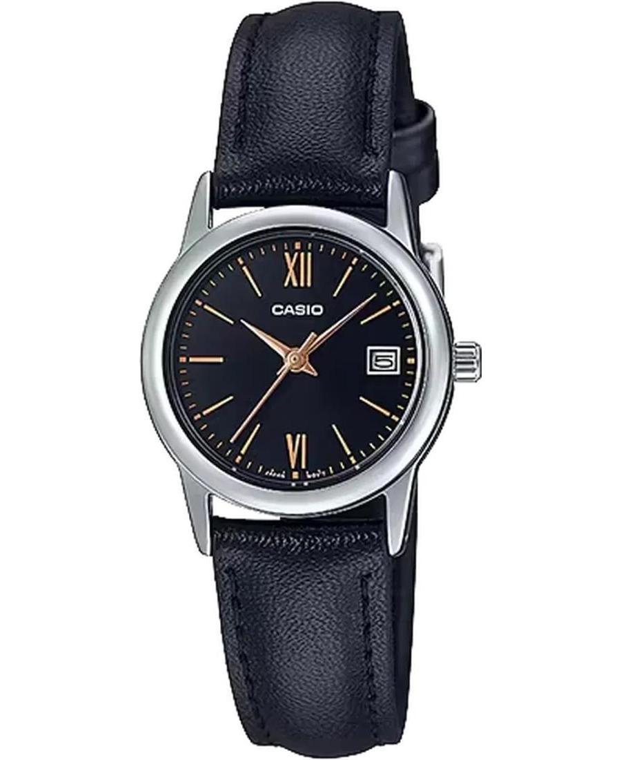 Women Japan Quartz Analog Watch CASIO LTP-V002L-1B3 (A)