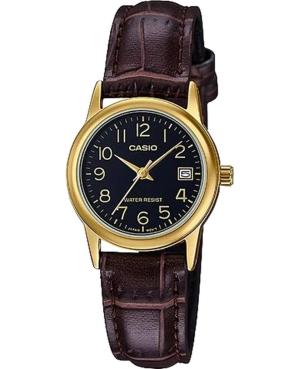Moteriškas Japoniškas Kvarcinis Rodyklinis Watch CASIO LTP-V002GL-1B (A)