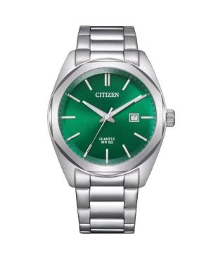 Men Klassisch Japan Quartz Analog Watch CITIZEN BI5110-54X Grün Dial 41mm