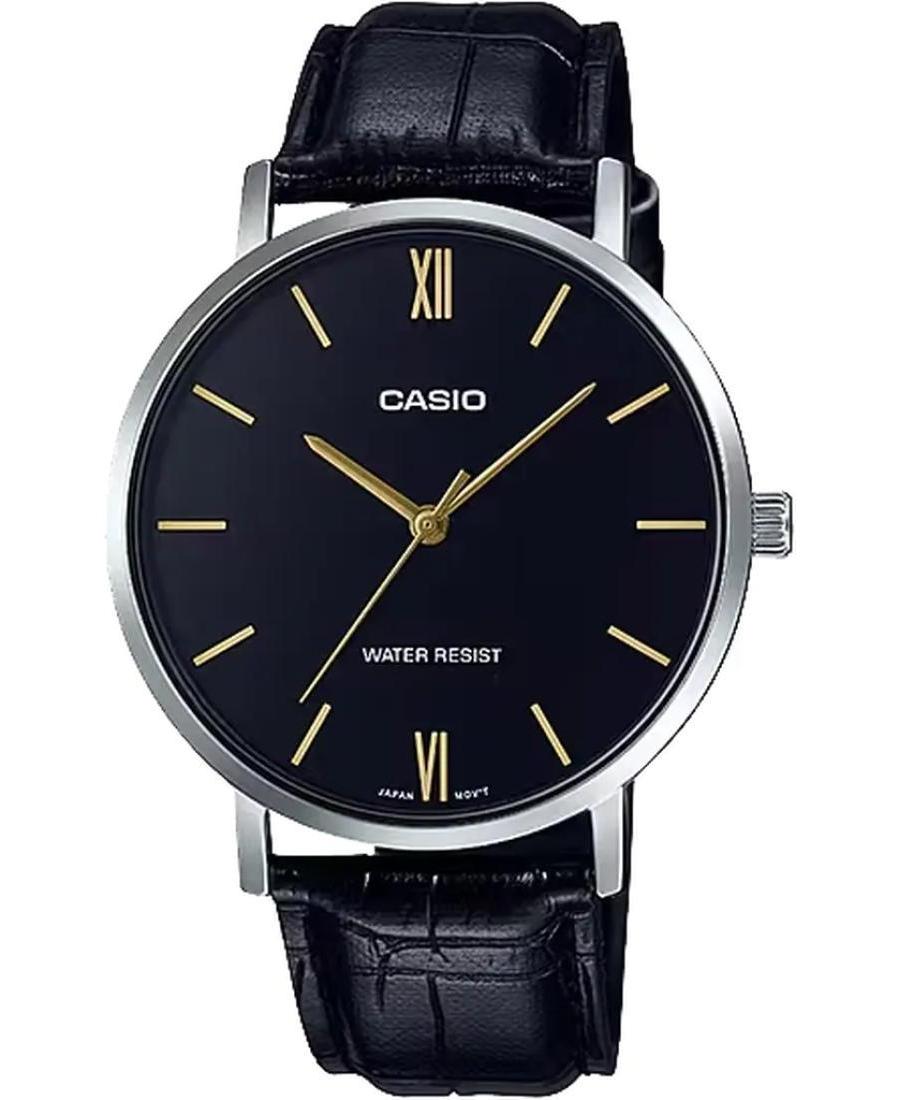 Mężczyźni Japonia kwarcowy analogowe Zegarek CASIO MTP-VT01L-1B (A)