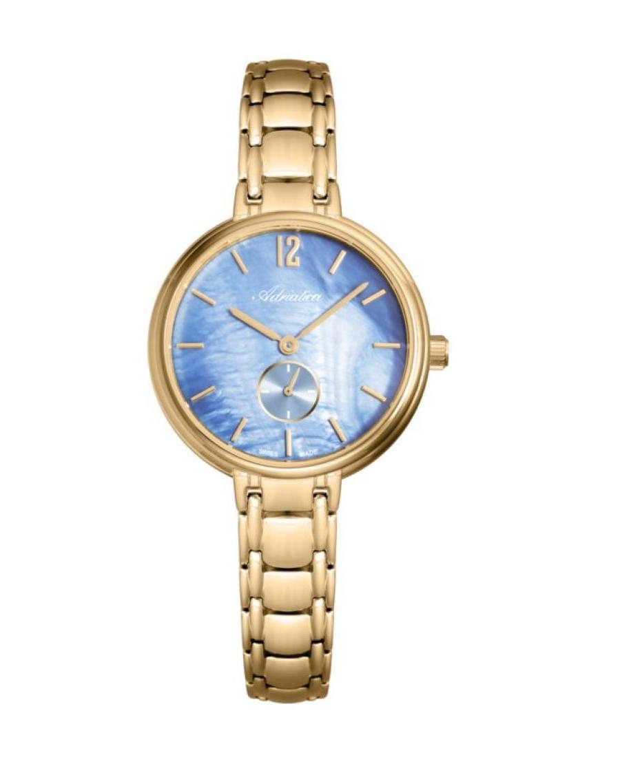 Women Classic Analog Swiss Quartz Watch ADRIATICA Modrá Dial 32.1mm A3726.115BQ/T