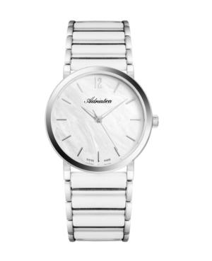 Kobiety Classic Analog Szwajcar kwarcowy Zegarek ADRIATICA Srebrna Wybierz 36mm A3721.C15FQ