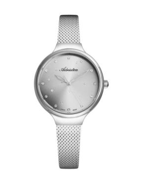 Women Classic Analog Swiss Quartz Watch ADRIATICA Silver color Dial 33mm A3723.5147Q