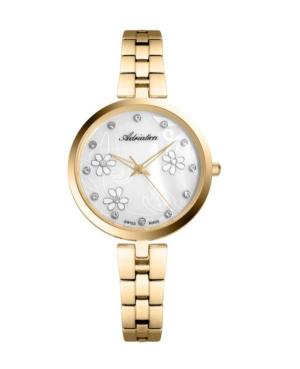 Women Classic Analog Swiss Quartz Watch ADRIATICA Silver Dial 30mm A3741.114FQ/T