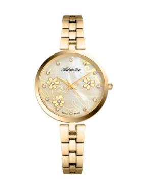 Kobiety Classic Analog Szwajcar kwarcowy Zegarek ADRIATICA Żółty Wybierz 30mm A3741.114SQ/T