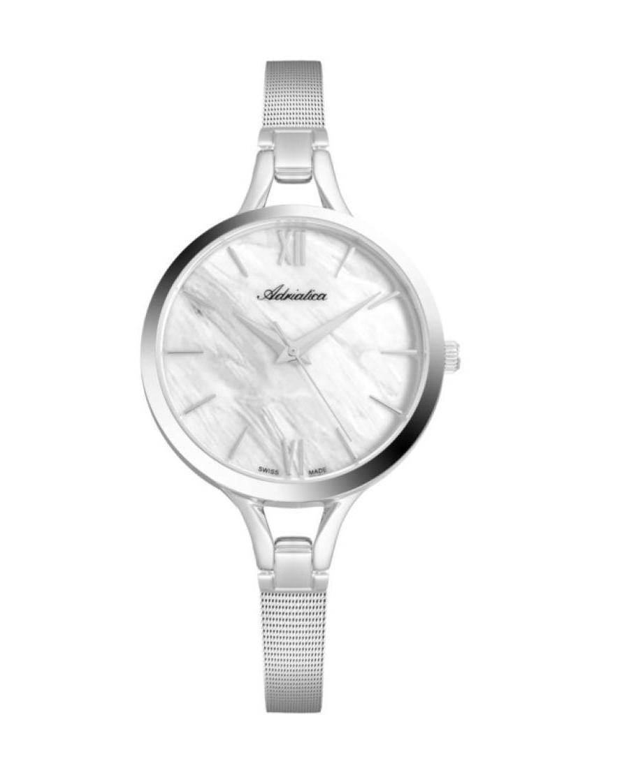 Women Classic Analog Swiss Quartz Watch ADRIATICA Silver Dial 30mm A3739.516FQ