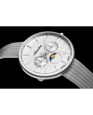 Kobiety Classic Analog klasyczny Szwajcar kwarcowy Zegarek ADRIATICA Srebrna Wybierz 38mm A3732.5113QF image 4