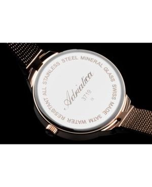 Moteriškas Classic Analog Swiss Kvarcinis Watch ADRIATICA Juodas Dial 30mm A3719.914MQ image 9