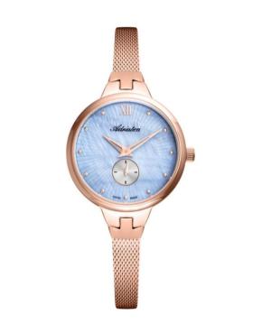 Women Classic Analog Swiss Quartz Watch ADRIATICA Silver Dial 31.2mm A3728.918ZQ2/T