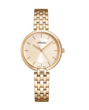 Women Classic Analog Swiss Quartz Watch ADRIATICA Gold color Dial 32.1mm A3763.1111Q