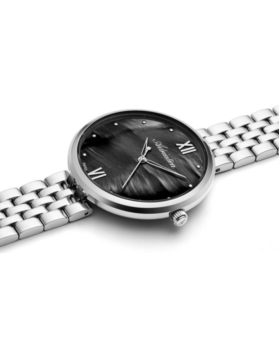 Moteriškas Classic Analog Swiss Kvarcinis Watch ADRIATICA Sidabras Dial 36mm A3760.518ZQ