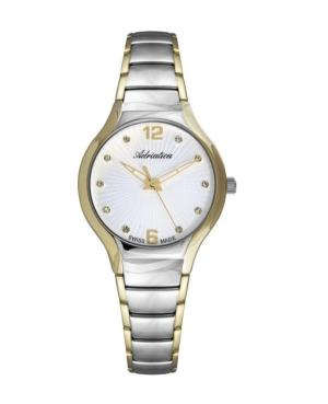 Women Classic Analog Swiss Quartz Watch ADRIATICA Silver Dial A3798.2173Q