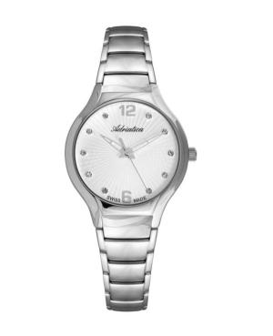 Women Classic Analog Swiss Quartz Watch ADRIATICA Silver Dial 33mm A3798.5173Q