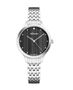 Women Classic Analog Swiss Quartz Watch ADRIATICA Schwarz Dial 32.1mm A3768.5146Q