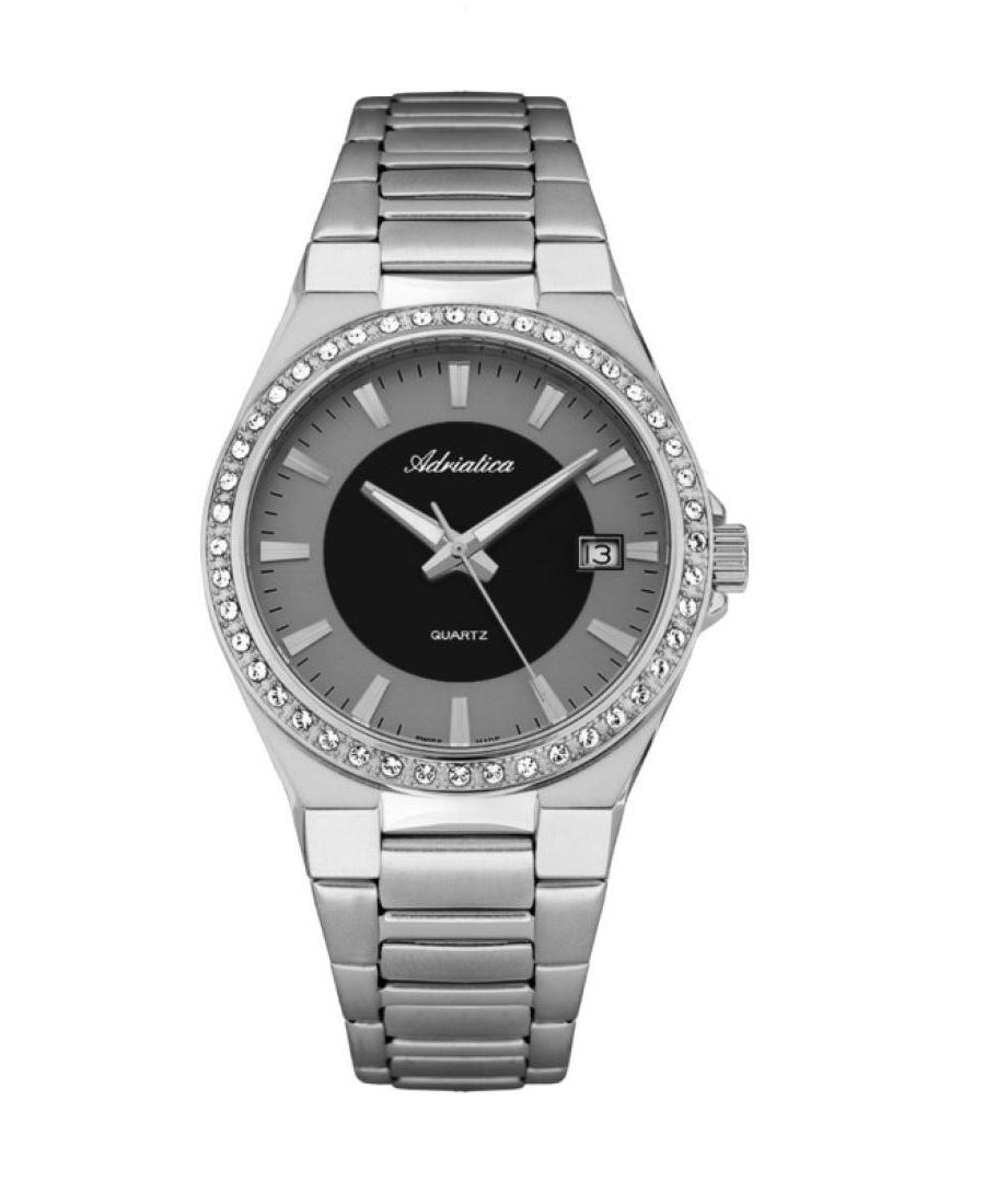 Women Classic Analog Swiss Quartz Watch ADRIATICA Schwarz Dial 39.3mm A3804.5114QZ