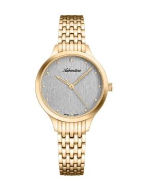 Kobiety Classic Analog Szwajcar kwarcowy Zegarek ADRIATICA Kolor srebrny Wybierz 32.1mm A3768.1147Q
