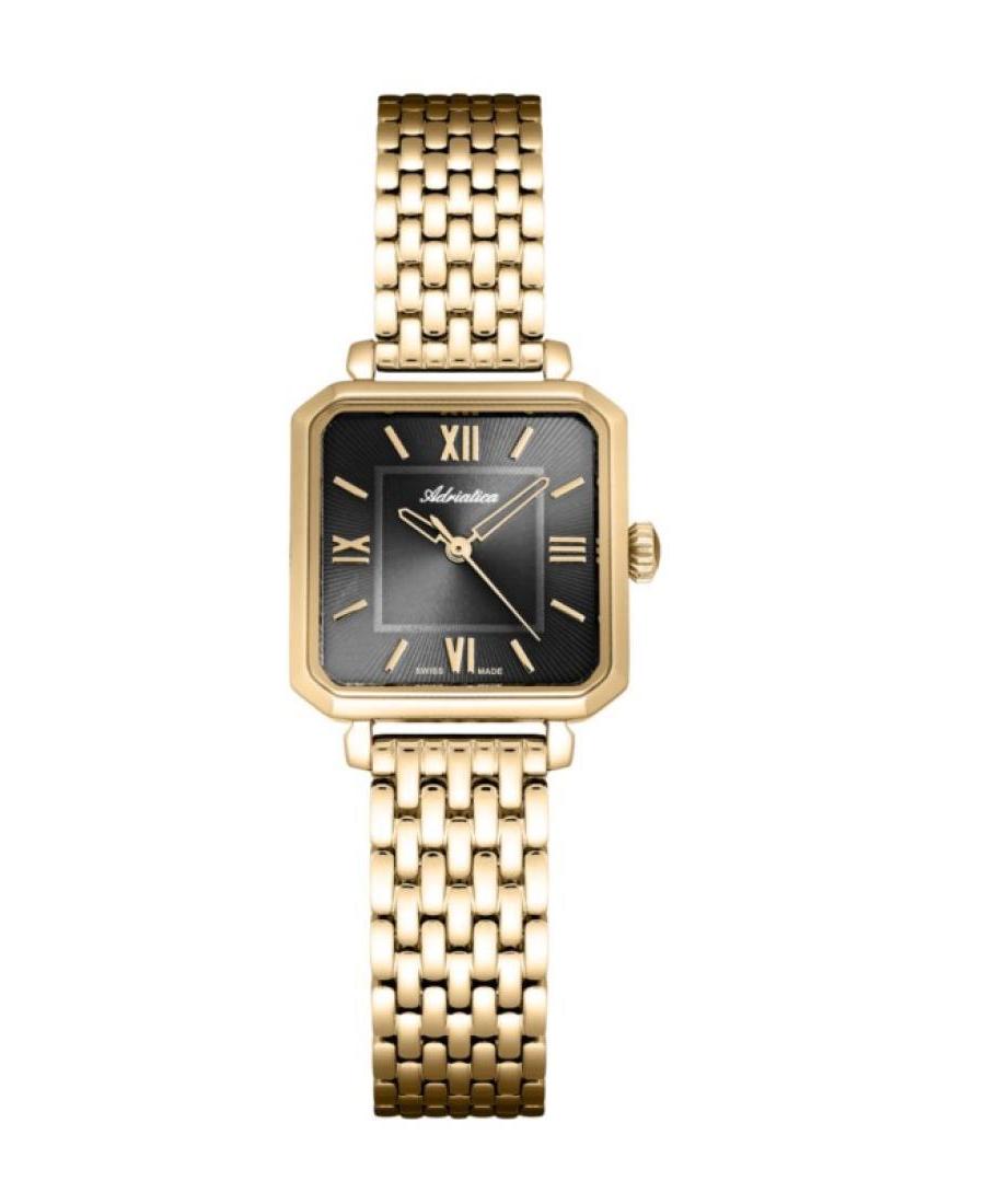 Women Classic Analog Swiss Quartz Watch ADRIATICA Schwarz Dial A3839.1166Q