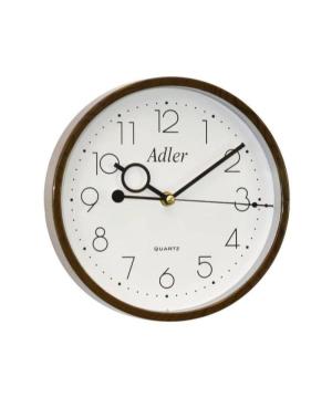 ADLER ADL-MA17 DARK/CHERRY Quartz Wall Clock Imitation wood Plastic Dark chery